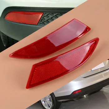 DWCX 1 Пара BM51515BOAE Красный Пластиковый Отражатель Левого и Правого заднего Бампера Подходит Для Ford Focus BM51515COAE 2012 2013 2014 2015