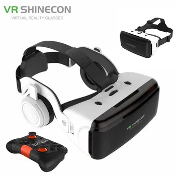 Оригинальные Очки виртуальной реальности VR Vrgame Google Cardboard Box Гарнитура Шлем Смотреть 3D Видео для Смартфона, Беспроводное Коромысло