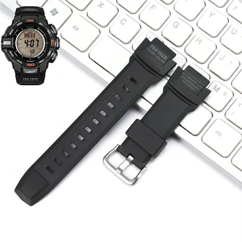 Силиконовый сменный ремешок для часов Casio PRG-270, водонепроницаемый мужской спортивный браслет, аксессуары для часов