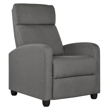 Тканевое откидное кресло для кинотеатра с подставкой для ног, Кресло для гостиной, легкая роскошь и современность, простая эстетика, спальня